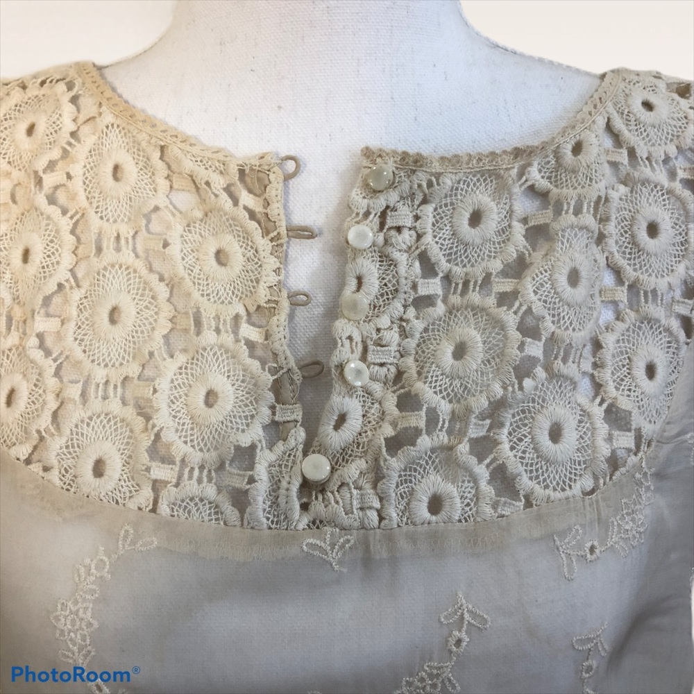 4LOVEANDLIBERTY EMBROIDERED-SILK TUNIC S - Picture 4 of 11
